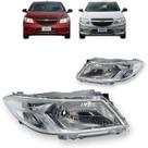 Farol chevrolet onix prisma 2013 2014 2015 2016 cromado direito