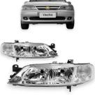 Farol chevrolet vectra 2000 2001 a 2005 cromado esquerdo