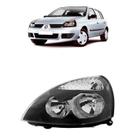 Farol Clio 2004 2005 2006 2007 2008 2009 2010 Mascara Negra Lado Esquerdo Farol Clio 2004 2005 2006 2007 2008 2009 2010 Mascara Negra Lado Esquerdo