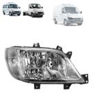 Farol com auxiliar sprinter 311 313 cdi 2002 a 2012 lado direito
