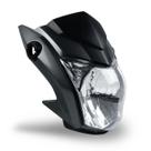 Farol Com Carenagem Bananinha Resistente Completa Bloco Óptico Frontal Moto Honda Titan 160 Ex 2019