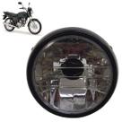 Farol Completo CG 150 Fan 2004 2005 2006 2007 2008 2009 2010 2011 2012 2013 Máscara Cromada Cristal Lisa Acrílico Aro Preto