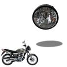 Farol Completo CG Titan KS/ESFAN 125 2012 Aro Preto Injetado Durável Eficiente
