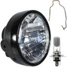 Farol completo CG125 Titan Fan 2000 a 2013 aro preto com lâmpada led bloco globo optico Farol completo CG125 Titan Fan 2000 a 2013 aro preto com lâmpada led bloco globo optico