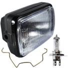 Farol completo CG125 Titan Today 1989 a 1999 aro preto com lâmpada bloco globo optico Farol completo CG125 Titan Today 1989 a 1999 aro preto com lâmpada bloco globo optico