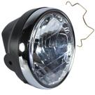 Farol completo CG150 Titan Sport 2004 a 2008 aro cromado bloco globo optico