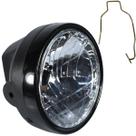 Farol completo CG150 Titan Sport 2004 a 2008 aro preto bloco globo optico