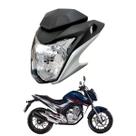 Farol Completo Com Carenagem Honda CB 250 Twister Azul Vermelho Preto Branco Prata - Sportive