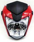 Farol Completo Com Carenagem Titan 160 2016 Vermelho - Plasmoto