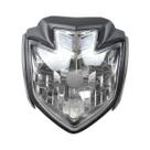 Farol Completo Com Carenagens Laterais Cinza Fosco Foco Sportive Para Fazer 250 Anos 2011/2012/2013/2014 e 2015