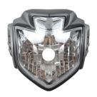 Farol Completo Com Carenagens Prata Fosco Da Foco Sportive Para Fazer 250 Ano 2016 Plástico Rígido E Acabamento Alto Pad