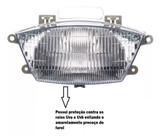 Farol Completo Com Setas Piscas Dianteiro Honda Biz 100 1998 1999 2000 2001 2002 2003 2004 2005 Com Lampada