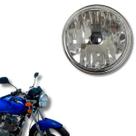 Farol Completo Compatível Susuki Yes Aro Cromado Anos 2005 a 2016 Iluminação