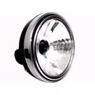 farol completo factor 125 aro cromado lente vidro walle