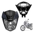 Farol completo Honda Titan 160 2022 Cinza Metalico