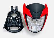 Farol completo Honda Titan 160 2022 Vermelha Farol completo Honda Titan 160 2022 Vermelha
