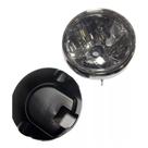Farol Completo Moto EN 125 Yes - EN 125 Yes SE Aro Cromado/Metal