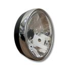 Farol completo Suzuki Yes aro cromado alta qualidade anos 2005 2016 Farol completo Suzuki Yes aro cromado alta qualidade anos 2005 2016