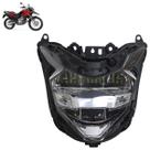 Farol Completo XRE 300 2019 2020 2021 2022 Máscara Cromada Lente Cristal Lisa Acrílico Full Led