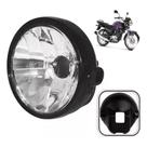Farol Completo Yamaha Ybr 125 Factor 2009 A 2023 Aro Preto Reforçado