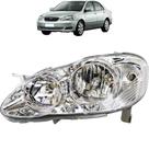 Farol Corolla 2005 2006 2007 2008 Cromado Farol Corolla 2005 2006 2007 2008 Cromado