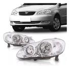 Farol corolla mascara cromada 2005/2007 ld