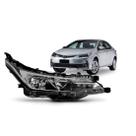 Farol Corolla Xei 2018 2019 Manual com Led