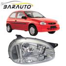 Farol corsa 1994 a 2002 cromado direito vidro