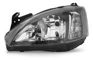 Farol corsa 2008 a 2012 montana mascara negra pisca lente liso foco duplo - lado esquerdo