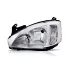 Farol Corsa Montana 2003 A 2010 Lado Esquerdo Foco Duplo Pisca Raiado