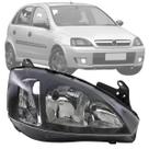 Farol corsa montana 2003 a 2011 mascara negra lado direito