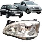 Farol corsa montana 2003 a 2012 cromado lente lisa ld