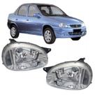 Farol Corsa Sedan 1994 1995 1996 1997 1998 1999 2000 2001 2002 Cromado Farol Corsa Sedan 1994 1995 1996 1997 1998 1999 2000 2001 2002 Cromado