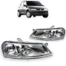 Farol Cromado Chevrolet Celta 2000 2001 2002 A 2006 Direito