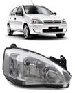 Farol Cromado Corsa Montana 2008 2009 2010 Direito Farol Cromado Corsa Montana 2008 2009 2010 Direito