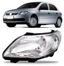 Farol Cromado Foco Simples Gol Voyage Saveiro G5 Esquerdo Farol Cromado Foco Simples Gol Voyage Saveiro G5 Esquerdo