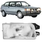 Farol Cromado Ld Gol G1 Parati G1 Saveiro G1 Voyage 1991 Ate 1994 Encaixe Arteb
