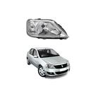 Farol cromado ld renault logan Farol cromado ld renault logan