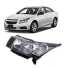 Farol Cruze 2011 Até 2020 Cromado Com Aro Fumê Tyc Lado Esquerdo Farol Cruze 2011 Até 2020 Cromado Com Aro Fumê Tyc Lado Esquerdo