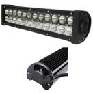 Farol de barra led 24 leds 72w 10v - 60v com suporte