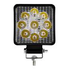 FAROL DE LED AUXILIAR QUADRADO 27W 9 LEDS TROLLER OFF-ROAD CARRO 4x4 LE-6711 -1012