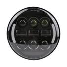 Farol De LED Branco Para Motocicleta 5 3/4 Polegadas Com Halo DRL Angel Eyes Para Dyna Sportster