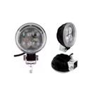 Farol de Led Redondo 4 Leds 12W Universal