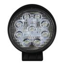Farol de Milha 9 Leds Redondo 27w Universal 6000K 12v 24v Tiger Auto tg 0802001