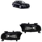 Farol de Milha Auxiliar A4 2013 2014 2015 Liso Acrílico Foco Manual Encaixe H8