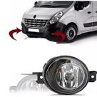 Farol De Milha Auxiliar Master 2013 2014 2015 2016 2017 2018 2019 LENTE DE VIDRO