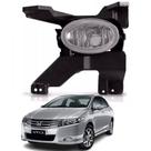 Farol de Milha Auxiliar Neblina Honda City 2009 / 2011 Esquerdo C/ Lâmpada e Suporte