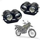 Farol de Milha Auxiliar Neblina Led 20w 12v 24v Honda XRE 190 2016 2017 2018 2019 até 2024