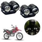 Farol de Milha Auxiliar Neblina Led 20w 12v 24v NXR 150 Bros 2006 2007 2008 2009 2010 até 2014