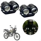 Farol de Milha Auxiliar Neblina Led 20w 12v 24v XTZ 250 Tenerê 2011 2012 2013 2014 até 2018